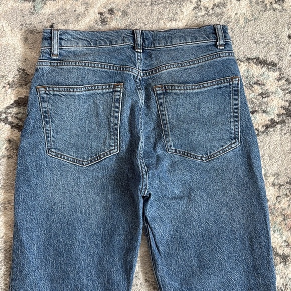 Reformation The Liza High Rise Straight Jeans in Laguna Wash - Picture 10 of 14